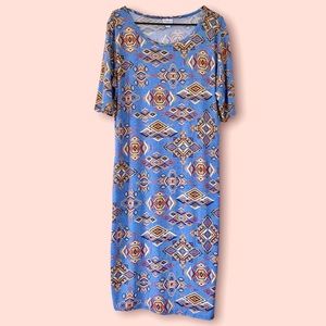 Western T-Shirt Midi Dress - LuLaRoe Julia